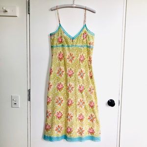 DOSA Slip Dress with Lace Trim